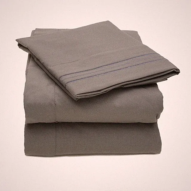 4 Piece 2000 12 Colors Collection Egyptian Quality Deep Pocket Bed Sheet Set,...