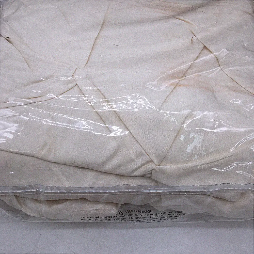 Comfort Spaces CS 120037 Ivory 3 Piece Mini Duvet Cover Set Full Queen Size