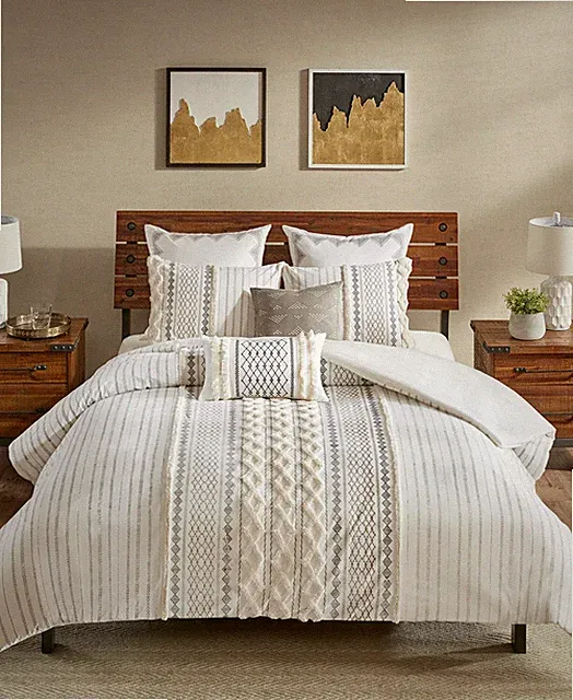 INK+IVY Imani 3-Pc. Duvet Cover Set - King/California King - Ivory